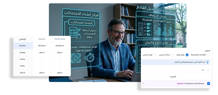 إعداد بنك الأسئلة