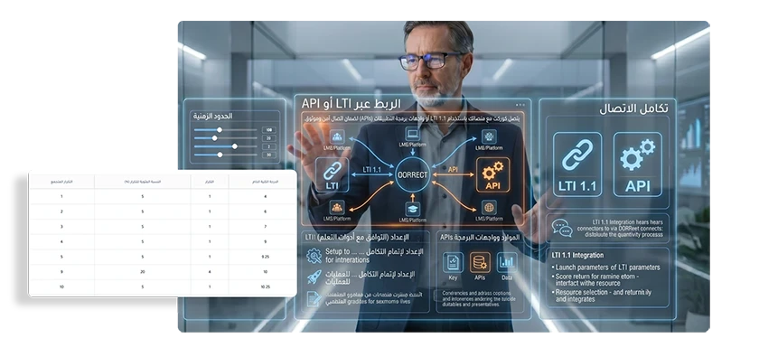 Connect through LTI or API