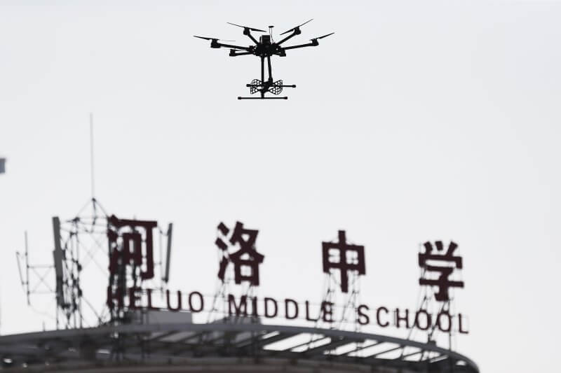 طائرات بلا طيار في الصين لمنع الغش في الامتحانات ومراقبة الامتحانات