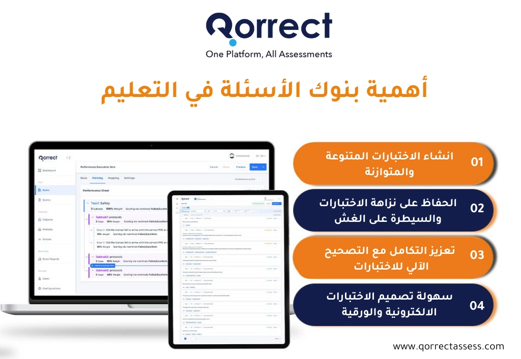 بنك الأسئلة لجميع المواد
