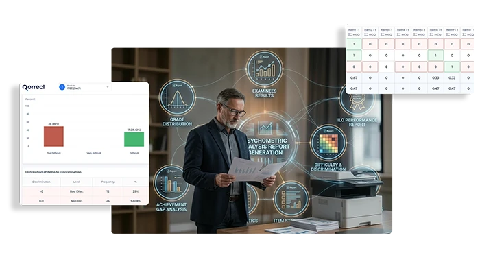 Store in Question Bank - Metadata tracking, searchable repository, lifecycle management
