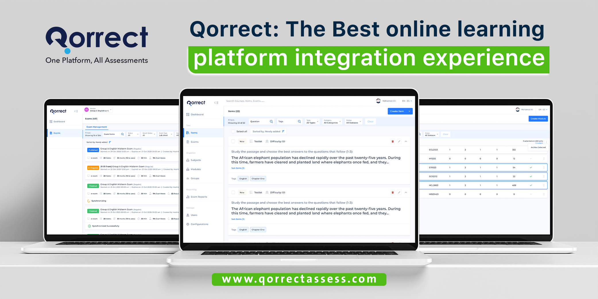 Qorrect: The Best online learning platform integration experience - Qorrect